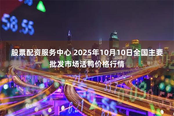 股票配资服务中心 2025年10月10日全国主要批发市场活鸭价格行情